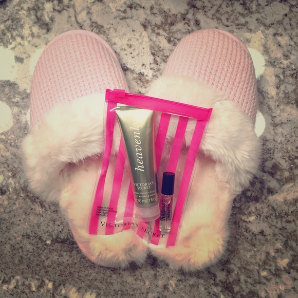 VS Slippers and Perfume Sample