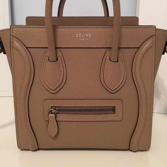 ❌SOLD❌ Celine Nano Pebble Leather in Dune - Picture 2 of 4