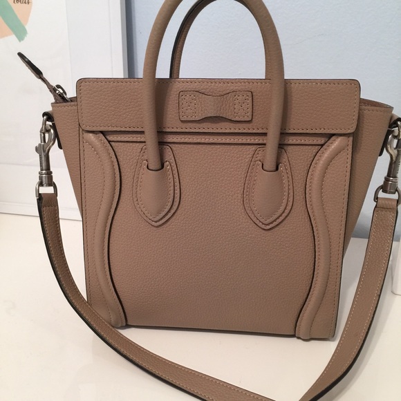 ❌SOLD❌ Celine Nano Pebble Leather in Dune - Picture 3 of 4
