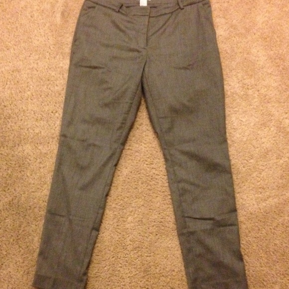 Black and gray slacks