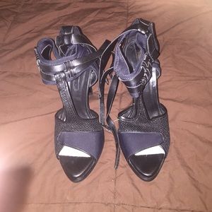 Black Zara brand heels