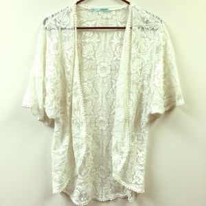Maurices Lace Kimono/Cardigan