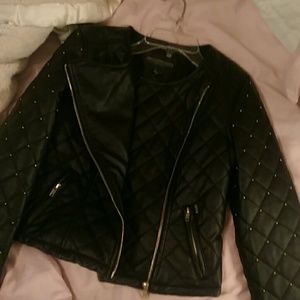 Leather jacket from obey propaganda