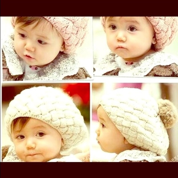 For 0-2 year old beanie hat with rabbit fur
