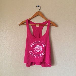 Hollister California Hot Pink Tank Top