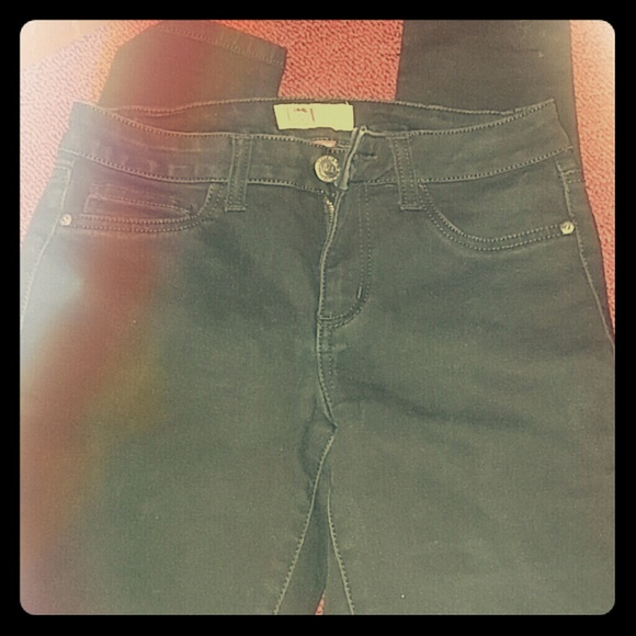 LEI all black skinny jeans