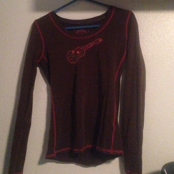 Brown life is good long sleeved tshirt