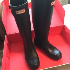 Original Hunter Tall Boots size 8 - matte finish