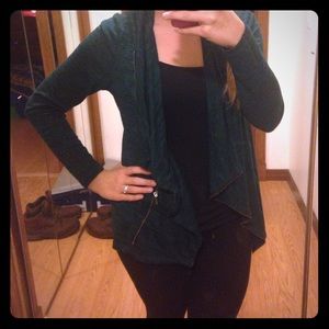 Emerald green cardigan