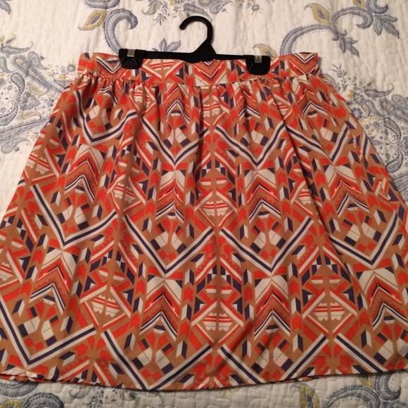 Print skirt