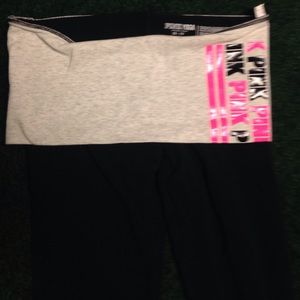 Victoria's Secret pink yoga leggings