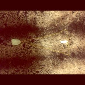 Single stone necklace