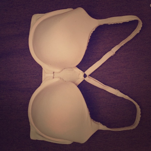 White Racerback Victoria's Secret Demi Bra