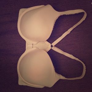 White Racerback Victoria's Secret Demi Bra