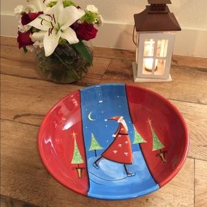 Jan Pashley Large Christmas Party Bowl. Certified.