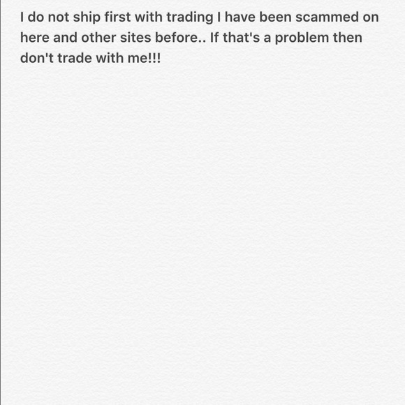 DO NOT SHIP FIRST!!!!