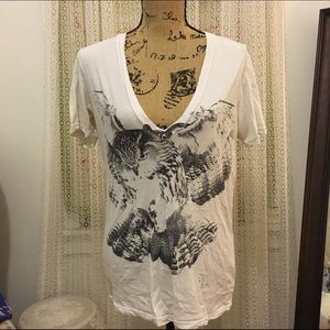 Fits oversized, well worn thin and soft