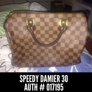Louis Vuitton Speedy Damier 30