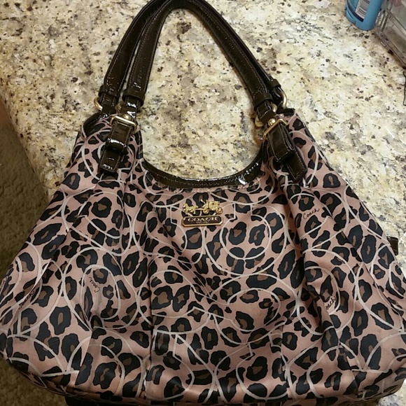 Coach Leopard Print Handbag