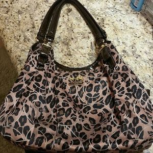 Coach Leopard Print Handbag