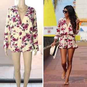 Stone Cold Fox Love Floral Rose Jumper