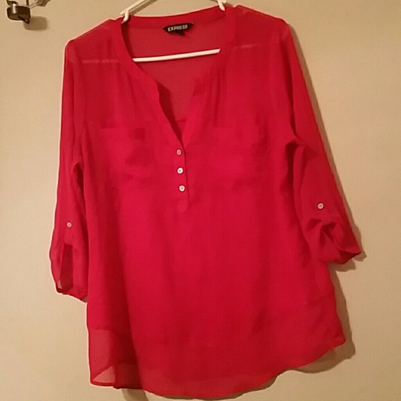 Red express blouse