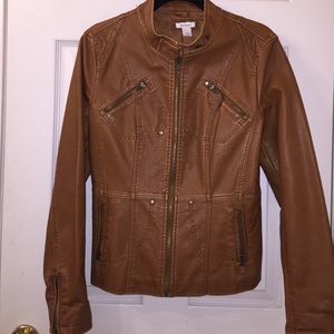 Faux leather Moto jacket