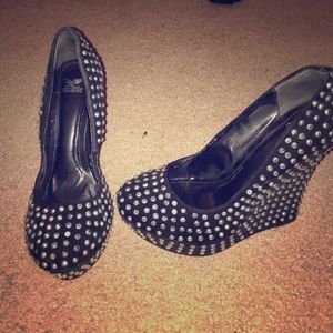 Size 9 Rhinestone heels.