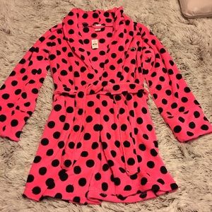 PINK plush Robe