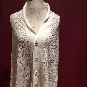 🍁Cream Poncho🍁