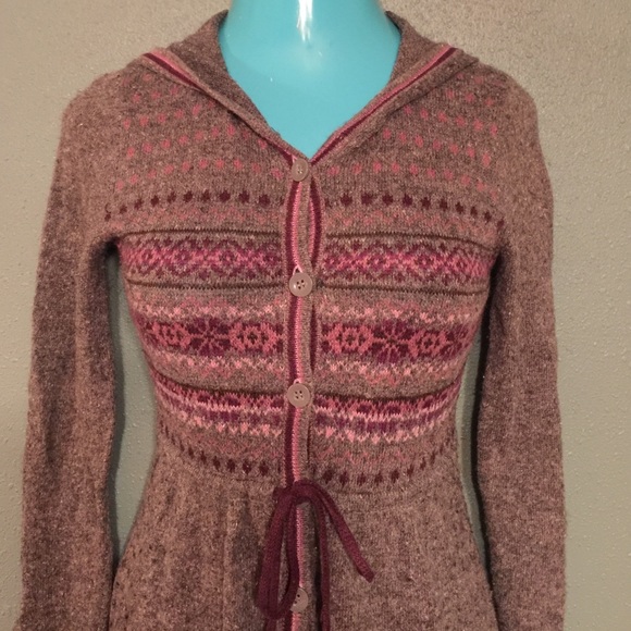 Button down sweater dress - Picture 2 of 3