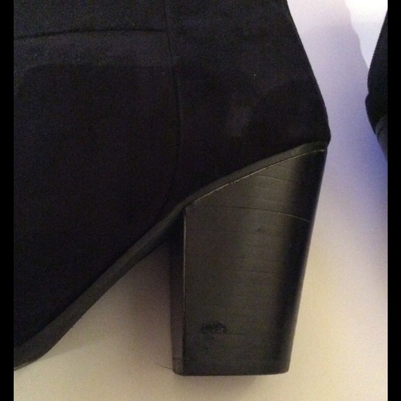 Suede look/feel bootie HOST PICK 12/6. ❤️❤️❤️🎈🎈 - Picture 4 of 5