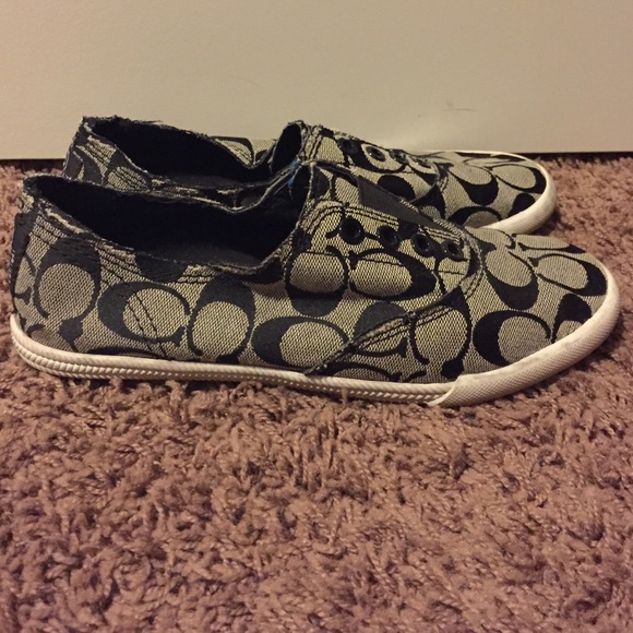 Coach slip ons