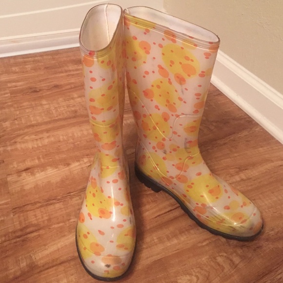 Rain boots! Great for this rainy and snowy weather