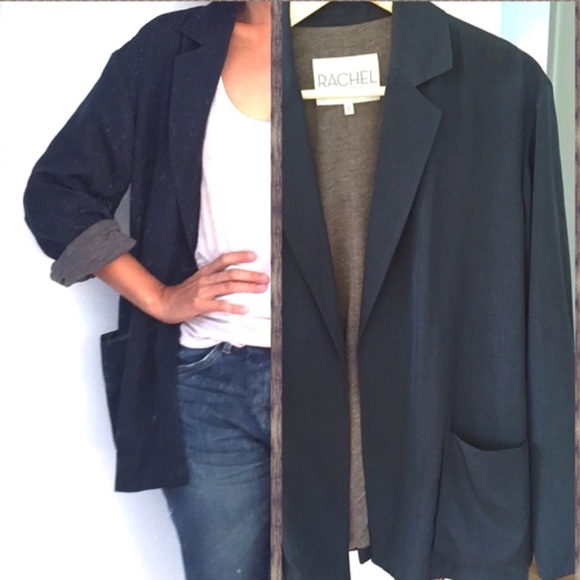 Navy blue blazer from Rachel Roy