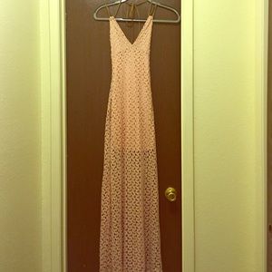 Crocheted Urban Outfitters long dress