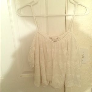 Beautiful designed lace American Rag top!