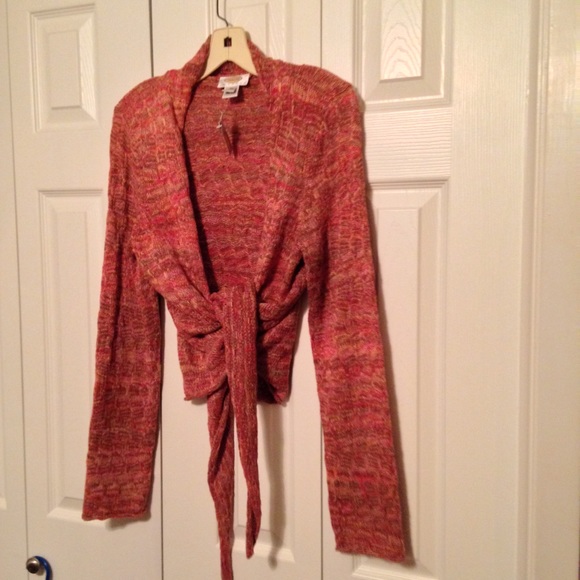 Talbots cute wrap knit top - Picture 2 of 3