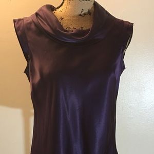 Dark purple blouse from Ann Taylor