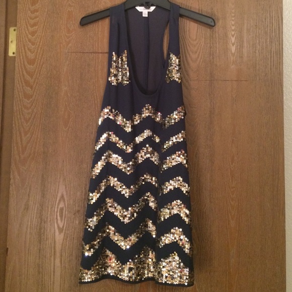 ✨ Navy Sequin Tank - New With Tags ✨