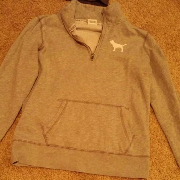 Victoria secret quarter zip up
