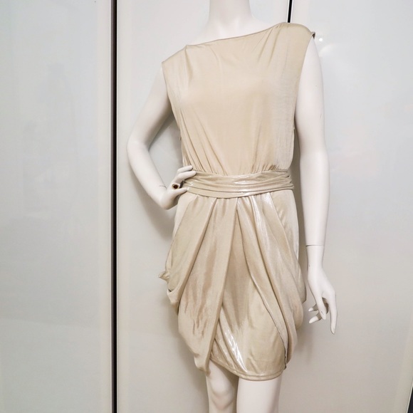 Alice+Olivia Gold Dress S