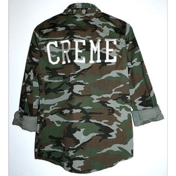 CREME DE LA FAME Jackets & Coats - CDLF CAMO SHIRT JACKET CREME DE LA FAME Jackets & Coats - CDLF CAMO SHIRT JACKET
