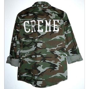 CREME DE LA FAME Jackets & Coats - CDLF CAMO SHIRT JACKET CREME DE LA FAME Jackets & Coats - CDLF CAMO SHIRT JACKET