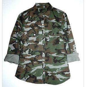 CREME DE LA FAME Jackets & Coats - CDLF CAMO SHIRT JACKET CREME DE LA FAME Jackets & Coats - CDLF CAMO SHIRT JACKET