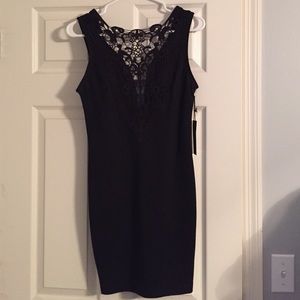 NWT Black Lace Bodycon Dress