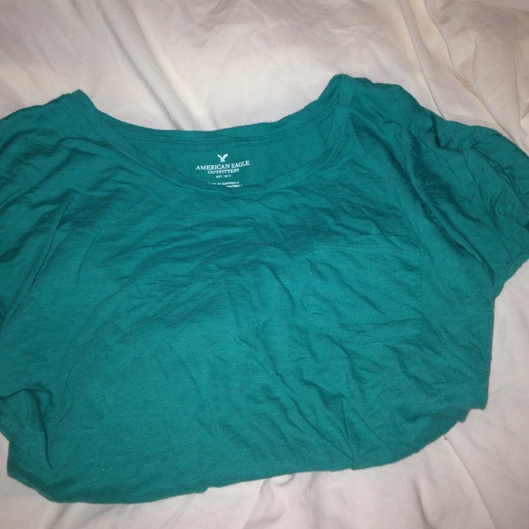 Americans eagle blue pocket shirt