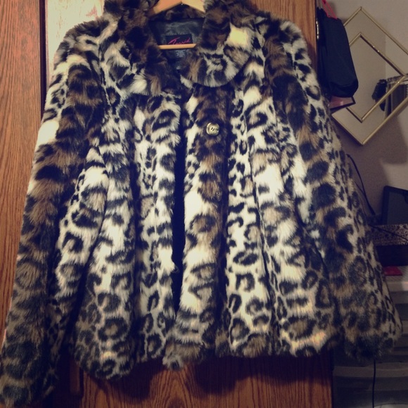 Faux fur jacket