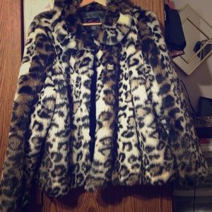 Faux fur jacket