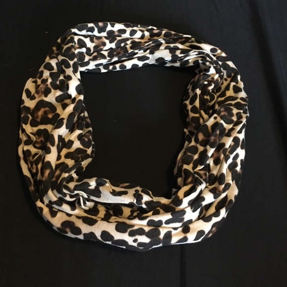 Cheetah print infinity scarf